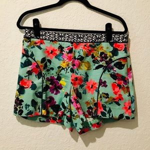 Floral Anthropologie Shorts